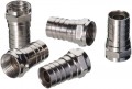 IDEAL Industries 85-037 RG-6 F Hex Crimp Connector, 10-pack-