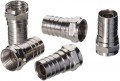 IDEAL Industries 85-037 RG-6 F Hex Crimp Connector, 10-pack-