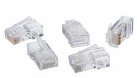 IDEAL Industries 85-147 RJ-45 Modular Plugs, 8P8C, CAT5e, 10-pack-