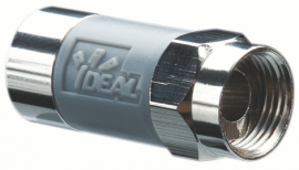 IDEAL Industries 85-168 TLC RG-6 F TLC™ Tool-less F Compression Connectors, 50-pack-