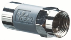 IDEAL Industries 85-168 TLC RG-6 F TLC™ Tool-less F Compression Connectors, 50-pack-