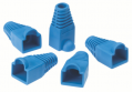 IDEAL Industries 85-380 RJ-45 Snagless Strain Boots for modular plugs, blue, 0.22", 25-pack-