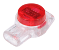 IDEAL Industries 86-925 IDC 3-Wire Jellybean Connectors, UR, red butt splice, 100-pack-