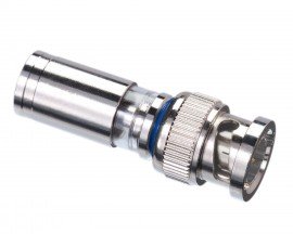 IDEAL Industries 89-048 InSITE&amp;trade; RTQ BNC Compression Connector, RG-6, 15-pack-