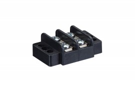 IDEAL Industries 89-402 Terminal Strip, 2-poles, 22 to 12 AWG-