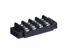 IDEAL Industries 89-404 Terminal Strip, 4-poles, 22 to 12 AWG-