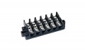 IDEAL Industries 89-506 Terminal Strip, 6-pole, 22 to 6 AWG-