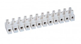 IDEAL Industries 89-610 Barrier Strip, 12-Circuit, 30A/600V CSA-