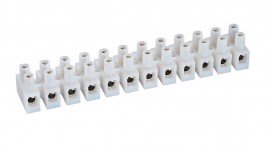 IDEAL Industries 89-614B Barrier Strip, 12 Circuit, 100-packs-