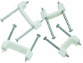 IDEAL Industries BPS3-1 Plastic Insulated Cable Staples, 3/4", 100-pack-