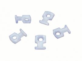 IDEAL Industries IT1LPMB-C Screw Mounting Bases, low profile, natural, #8 screw, 100-pack-