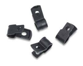 IDEAL Industries IT250CCL-C0 Cable Clamps, 1/4 x 3/8&quot;, UV black, 100-pack-