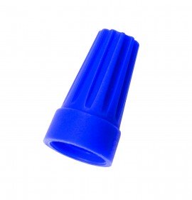 IDEAL Industries WT2-B WireTwist&lt;small&gt;&lt;sup&gt;&amp;reg;&lt;/sup&gt;&lt;/small&gt; WT2 Wire Connector, blue, 500-bag-