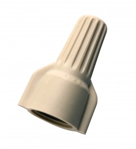 IDEAL Industries WT41-1 WingTwist<small><sup>&amp;reg;</sup></small> WT41 Wire Connector, tan, 100-box-