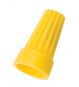 IDEAL Industries WT4-1 WireTwist<small><sup>&amp;reg;</sup></small> WT4 Wire Connector, yellow, 100-box-