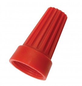 IDEAL Industries WT6-B WireTwist&lt;small&gt;&lt;sup&gt;&amp;reg;&lt;/sup&gt;&lt;/small&gt; WT6 Wire Connector, red, 250-bag-