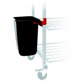 Innovative Tools I-TC Trash Can with Holder for Innovative Material Carts-