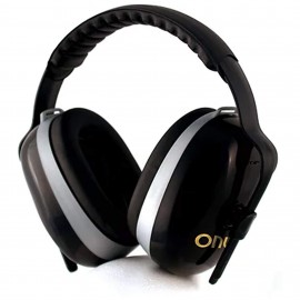 Jackson Safety 20772 H70 Onyx Earmuffs, 26 dB NRR, headband-