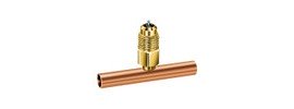 JB Industries A31144 Copper Braze Tee Adjustable, 7/8&amp;quot; ODS-