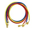 JB Industries CCLSX-60 KOBRA Secure Seal Refrigerant Hose Set with replaceable heads, 60&amp;quot;, &amp;frac14;&amp;quot; x &amp;frac14;&amp;quot;-