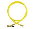 JB Industries CLBV-60Y KOBRA Gasket Seal Refrigerant Ball Valve Yellow Hose, 60&amp;quot;, &amp;frac14;&amp;quot; x &amp;frac14;&amp;quot;-