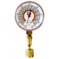 JB QC-G465 Quick Connect Single Test High-Pressure Side Gauge, red pressure (R22, R410A, R404A), 2-1/2&amp;quot;-