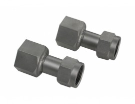 Julabo 8890007 Threaded Adapters, M16 x 1 F x 0.375" F, 2-pack-