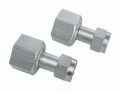 Julabo 8891609 Threaded Adapters, M16 x 1 F x 0.5&quot; F, 2-pack-