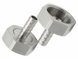 Julabo 8890044 Female to Barbed Fitting Adapters, 0.25", 2-pack-