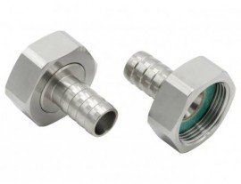 Julabo 8890045 Female to Barbed Fitting Adapters, 0.25&quot;, 2-pack-