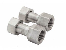 Julabo 8890055 Female to Female Adapters, M24 x 1.5 to 0.5" NPT, 2-pack-