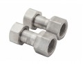 Julabo 8890055 Female to Female Adapters, M24 x 1.5 to 0.5&quot; NPT, 2-pack-