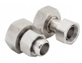 Julabo 8890086 Female to Female Adapters, M30 x 1.5 to 1&quot; NPT, 2-pack-