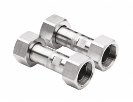 Julabo 8891688 Female to Female Adapters, M30 x 1.5 to M30 x 1.5, 2-pack-