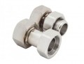 Julabo 8890103 Female to Female Adapters, M38 x 1.5 to 1.25" NPT, 2-pack-
