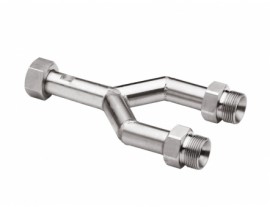 Julabo 8890140 Twin Distributing Adapter, M24 x 1.5, female to male-