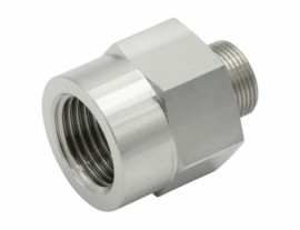 Julabo 8891008 Adapter, M16 male x 1 to 0.5" BSP female, stainless steel-