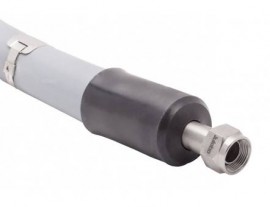 Julabo 8930220 Single-Insulated Metal Tubing, M16 x 1, 1.64'-