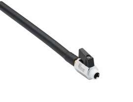 Julabo 8970453 Drain Tap with Tubing, 0.31&quot; inner diameter, threaded-