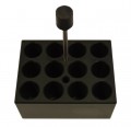 Julabo JRS.4002.10 12 Hole Heater Block for HTP.4 / HTP.5 Block Heaters, 17 mL vials-