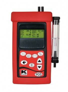 Kane KANE905 Combustion Analyzer Commercial/Light Industrial with O&lt;sub&gt;2&lt;/sub&gt;, CO, Pressure-