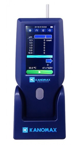 Kanomax 3889-KIT Handheld Particle Counter Kit, 6-channel-