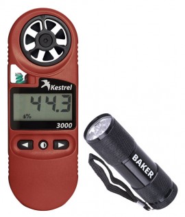 Kestrel 3000 Wind Meter Kit - Includes the B2000 LED Flashlight for FREE-