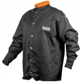 Klein Tools 03078 Flame-Resistant Welding Jacket, Large-