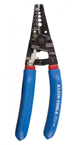 Klein Tools 11053 Wire Stripper/Cutter for 6-12 AWG Stranded Wire-