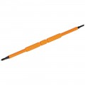 Klein Tools 13157INSP Screwdriver Blades, Insulated Double-Ended Slotted, Phillips, 2-Pack-