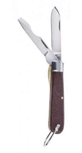 Klein Tools 1550-2 2-Blade Pocket Knife with screwdriver, 2.5&quot;-