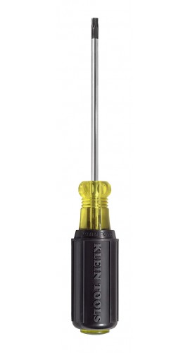 Klein Tools 19546 T30 TORX Screwdriver with round shank and cushion grip-