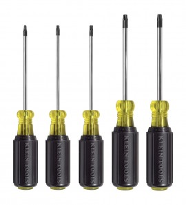 Klein Tools 19555 TORX Cushion-Grip 5-Piece Screwdriver Set-