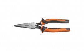 Klein Tools 2038EINS Insulated Long-Nose Side Cutter Pliers, 1.938&quot; jaw length-